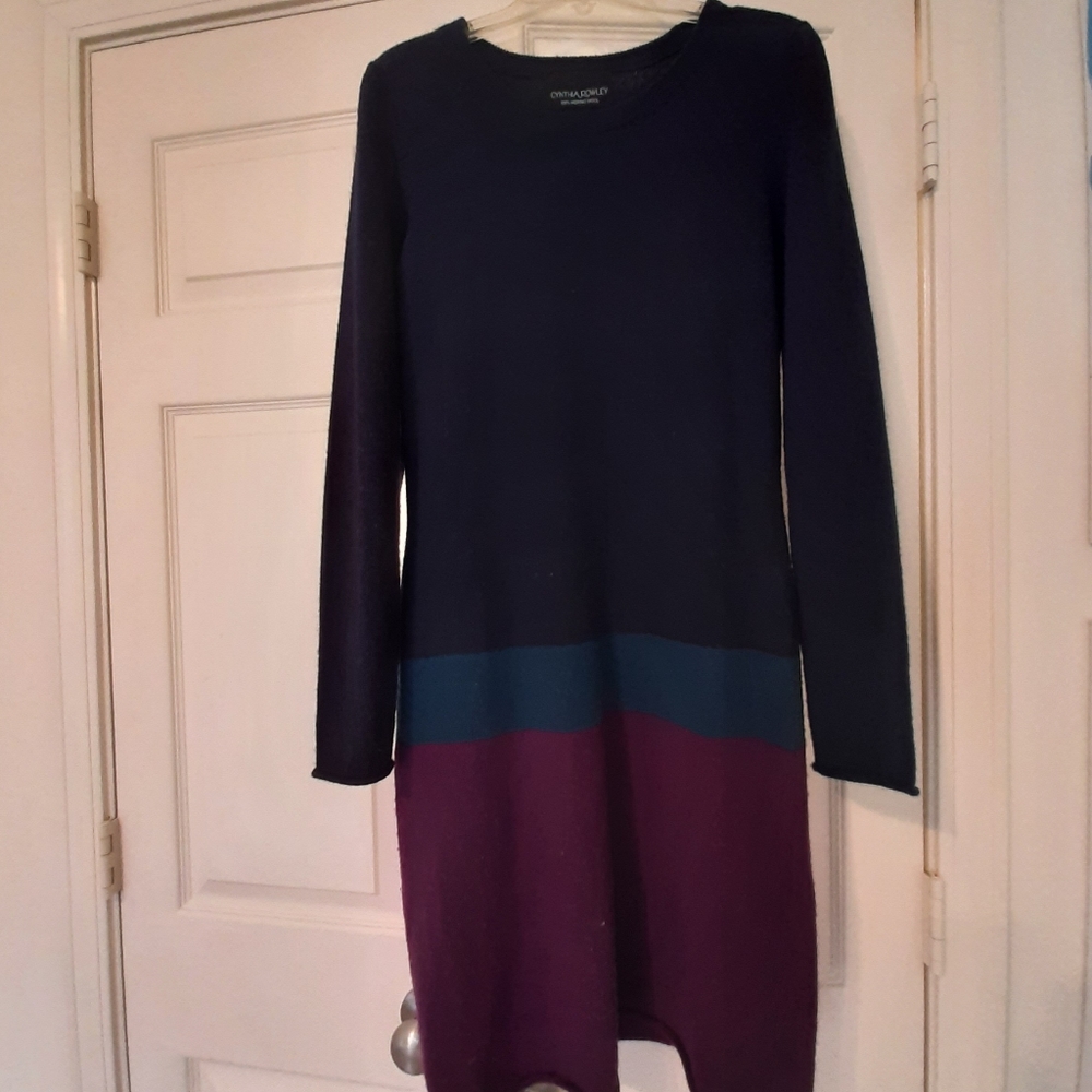 Color Block Sweater Dress